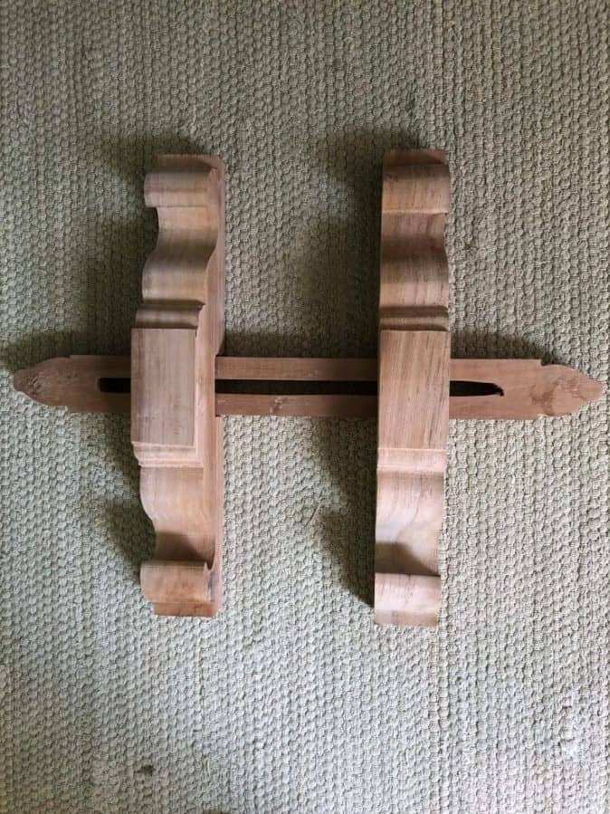 handgeschnitzter Türriegel Holz » Dari Asia - Antike Türen