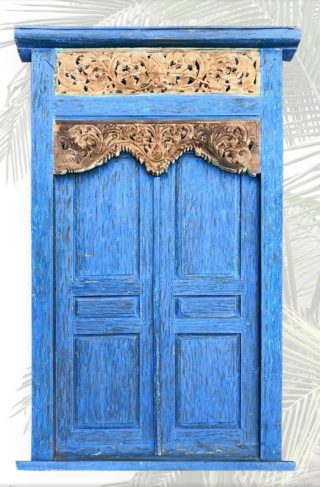 raja antike tuer blau