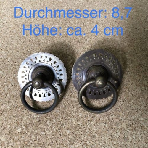 traditioneller Griff alte Tuer Set aus Metall