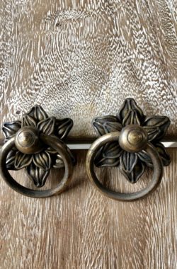 traditioneller tuergriff ring sternform mehrteilig 65mm