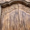 Bali Tuer breit geschnitzt Detail